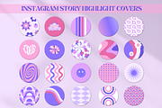 Groovy Instagram Highlight Covers, a Social Media Template by Boltik Studio (Thumbnail 5 of 7)