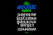 Gothic font 010, a Blackletter Font by GeekClick (Thumbnail 8 of 24)