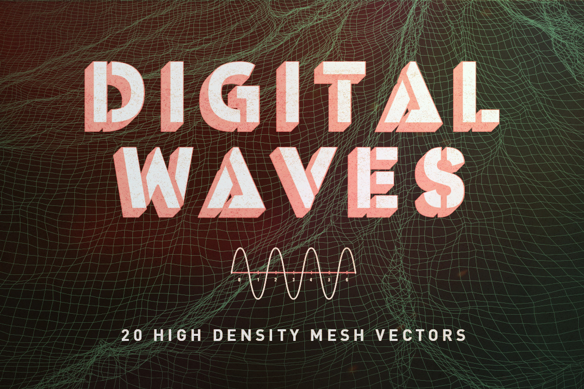 VECTOR+PNG | DIGITAL WAVES