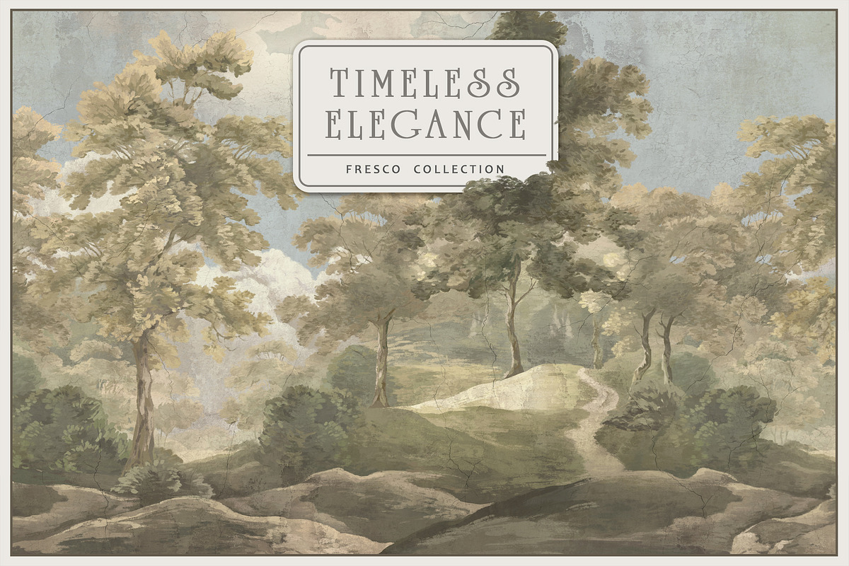 Fresco collection Timeless elegance, a Wallpaper Graphic by Natalia0307 (Photo 1 of 10)