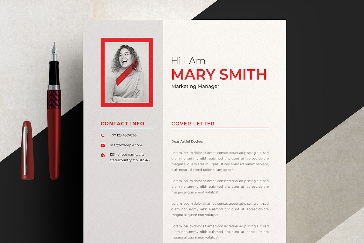 Two-Page Resume with Timeline Layout preview 3