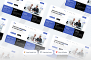Lawscape - Law Firm Hero Header, an UI Kit Template by SquidPixey (Thumbnail 2 of 3)