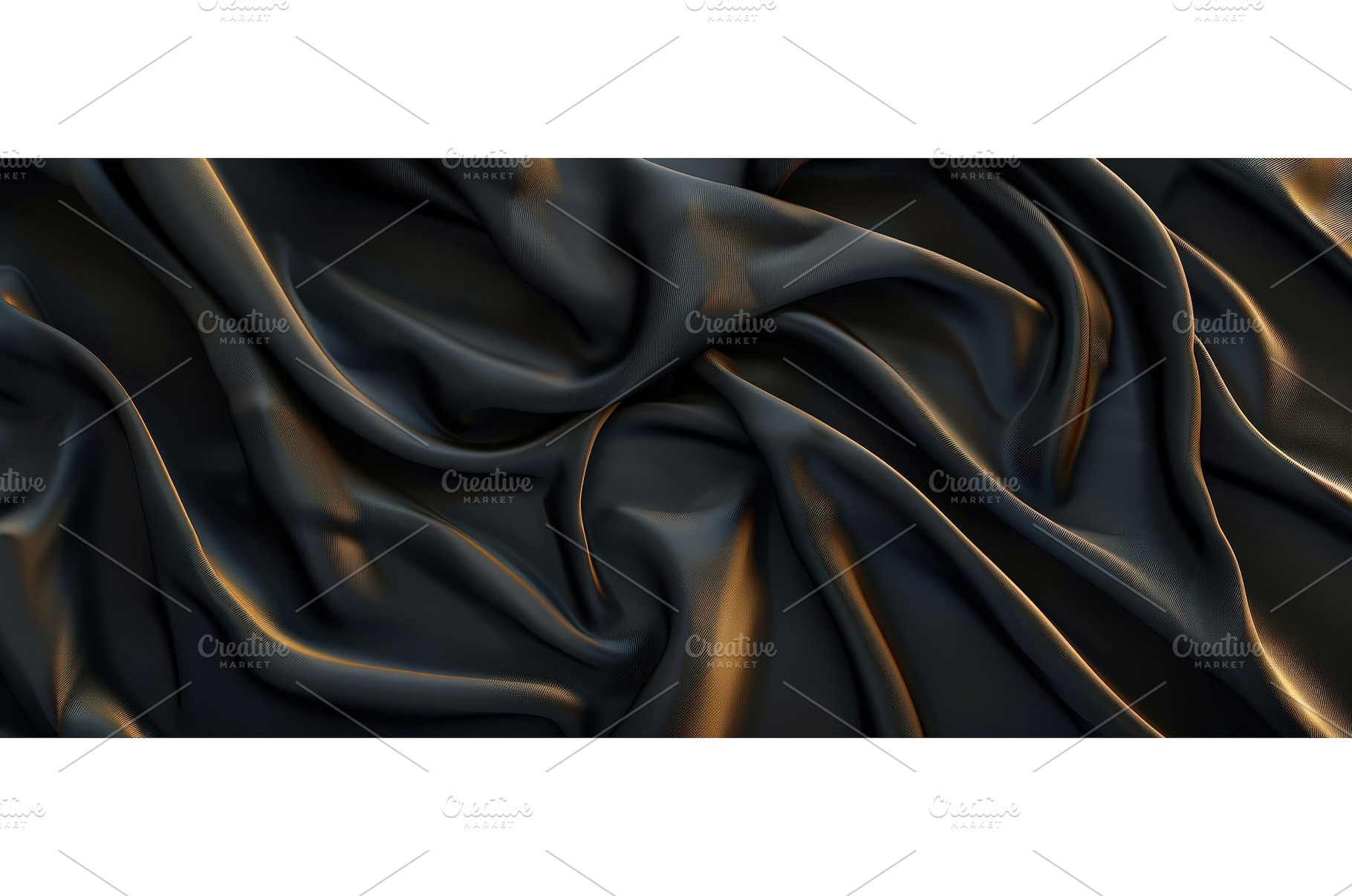 Luxurious black silk fabric with, a Beauty & Fashion Photo by piter.goskov