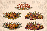 Pumpkins and Squash, a Seasonal Illustration by Ink Stories (Thumbnail 7 of 20)