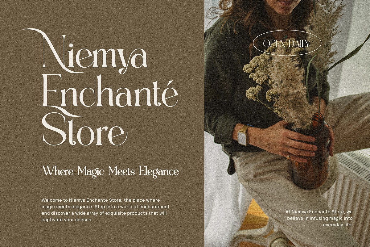 Giaste Elegant Ligature Serif Font, a Serif Font by Perfectype (Photo 3 of 6)