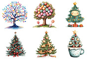 Cute Doodle Christmas Tree Sublimati, an Illustration by DreamArtGraphic (Thumbnail 2 of 5)