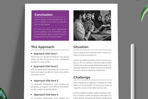 Corporate Case Study Template Layout