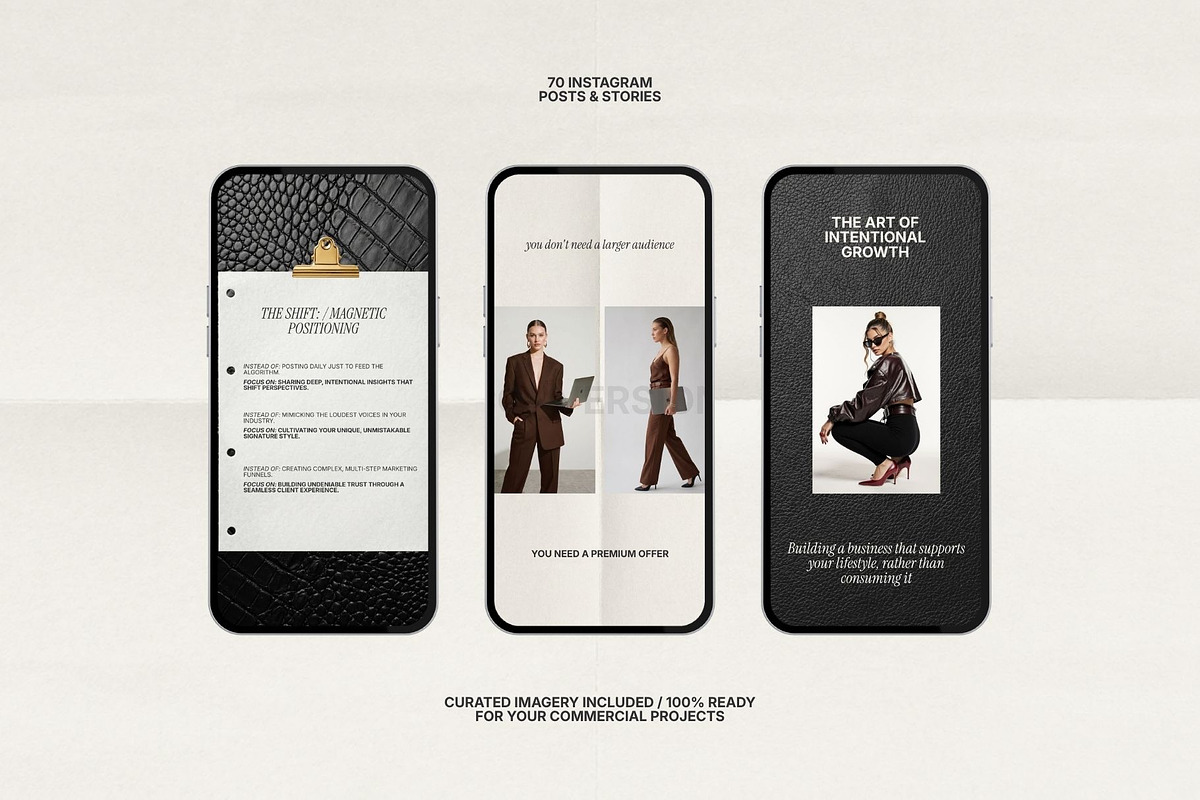 Aura | Editorial Instagram Templates, a Social Media Template by OliaMuseDesign (Photo 5 of 6)
