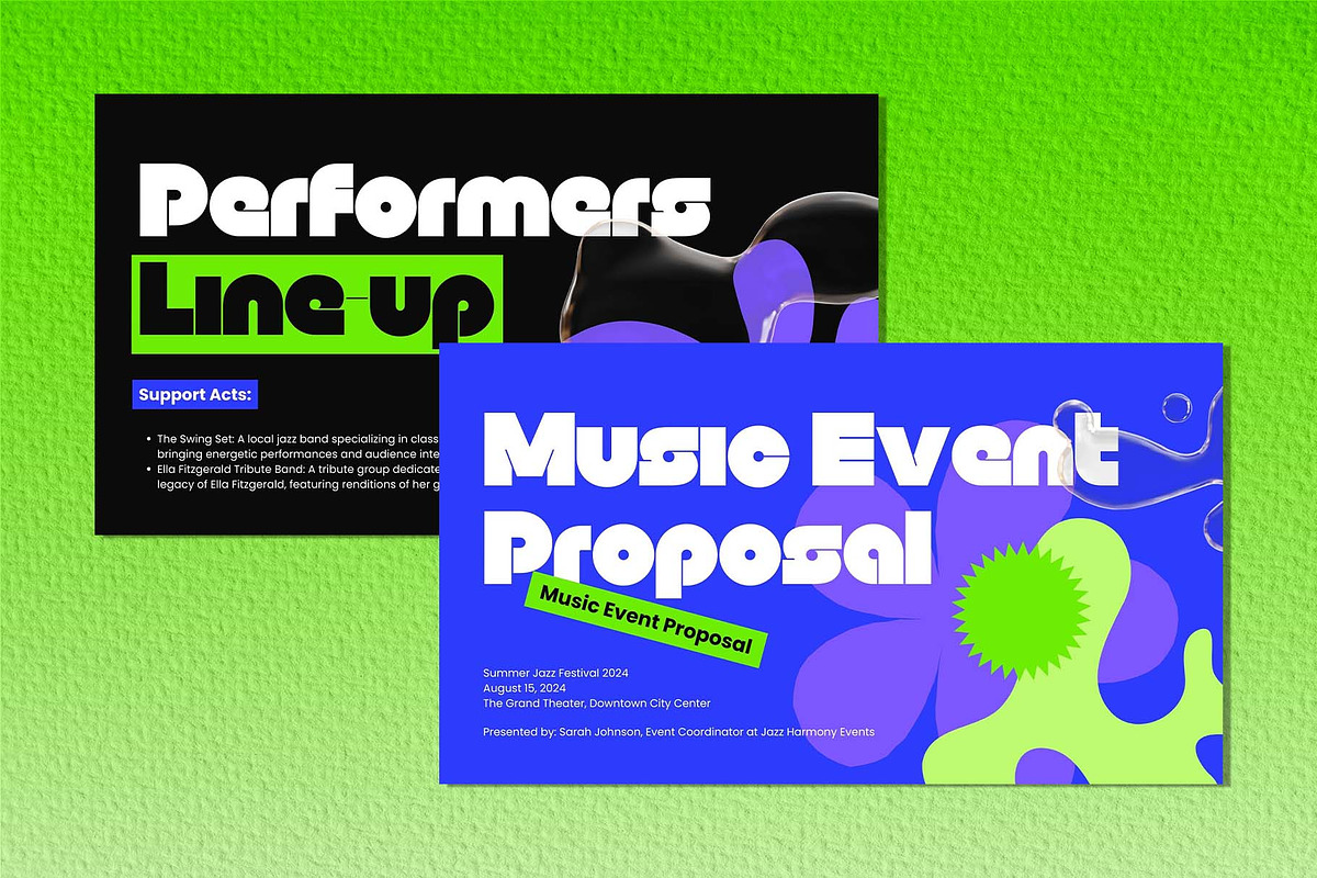 Mily - Music Proposal Presentation, a Presentation Template by Invisual Studio (Photo 2 of 7)