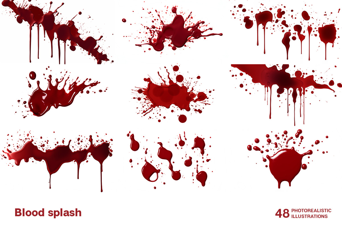 Blood splash. Collection, a Healthcare Illustration by Handmadefont (Photo 2 of 12)