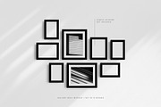Gallery Wall Mockup | 8 Frames, a Household Mockup by DESIGN BY nube (Thumbnail 5 of 12)
