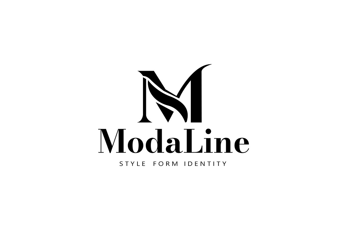ModaLine Fashion Logo Template, a Branding & Logo Template by SANB (Photo 3 of 3)