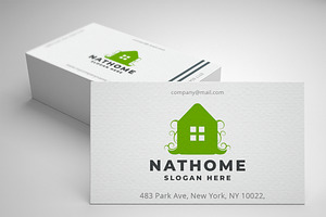 Natural Eco-Friendly Home Logo, a Branding & Logo Template by Design_Planet
