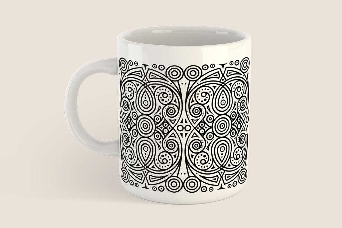 Abstract Lines Pattern (4 colors), a Pattern Graphic by ToozDesign (Photo 3 of 5)
