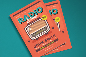 Retro Radio Event Flyer