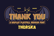 Thorska – Display Playful Horror, a Sans Serif Font by Tiptop Graphic (Thumbnail 10 of 10)