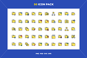 Folders icons, an Icon by Wencory (Thumbnail 1 of 2)