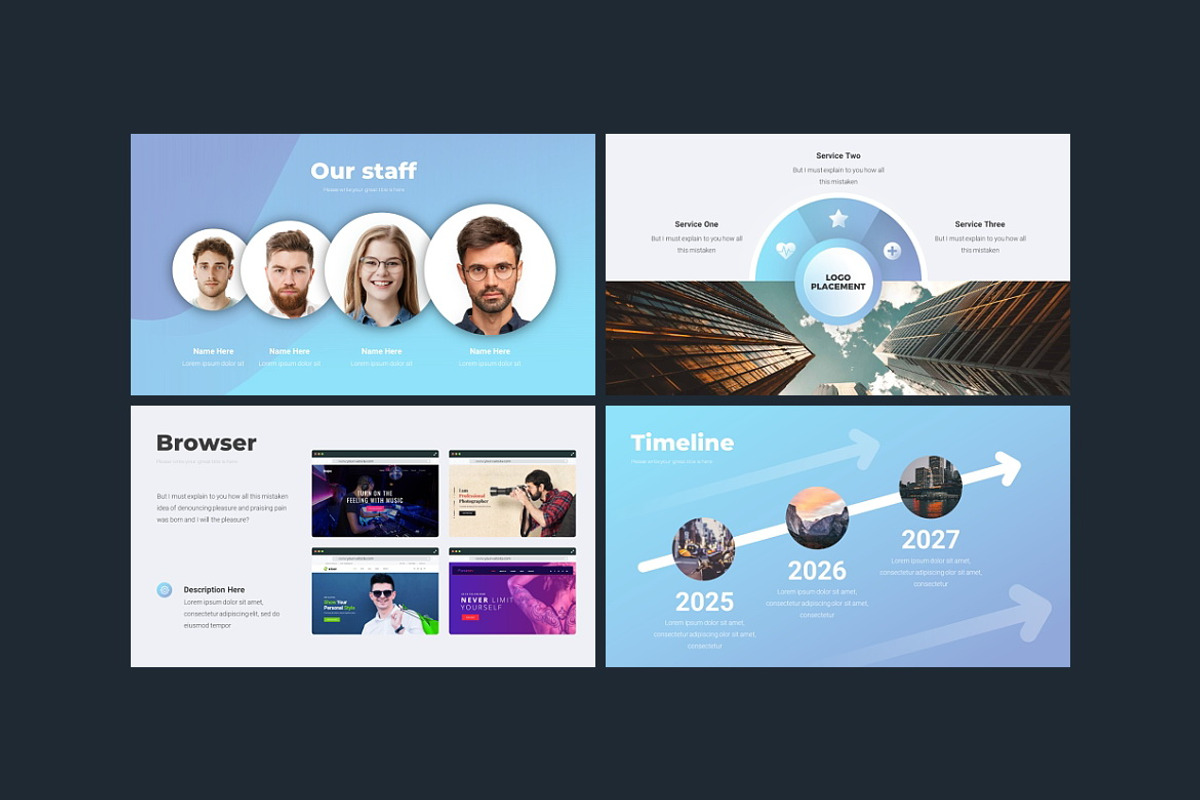 Marketing Business Google Slides, a Presentation Template by Presentation Templates (Photo 3 of 5)