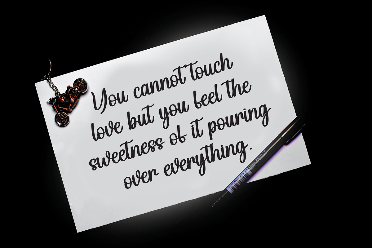 Black Sample | Script Font, a Handwritten Font by Scratchones (Photo 4 of 9)