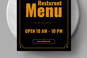 Restaurant Food Menu Layout, a Stationery Template by MightyDesign (Thumbnail 3 of 8)