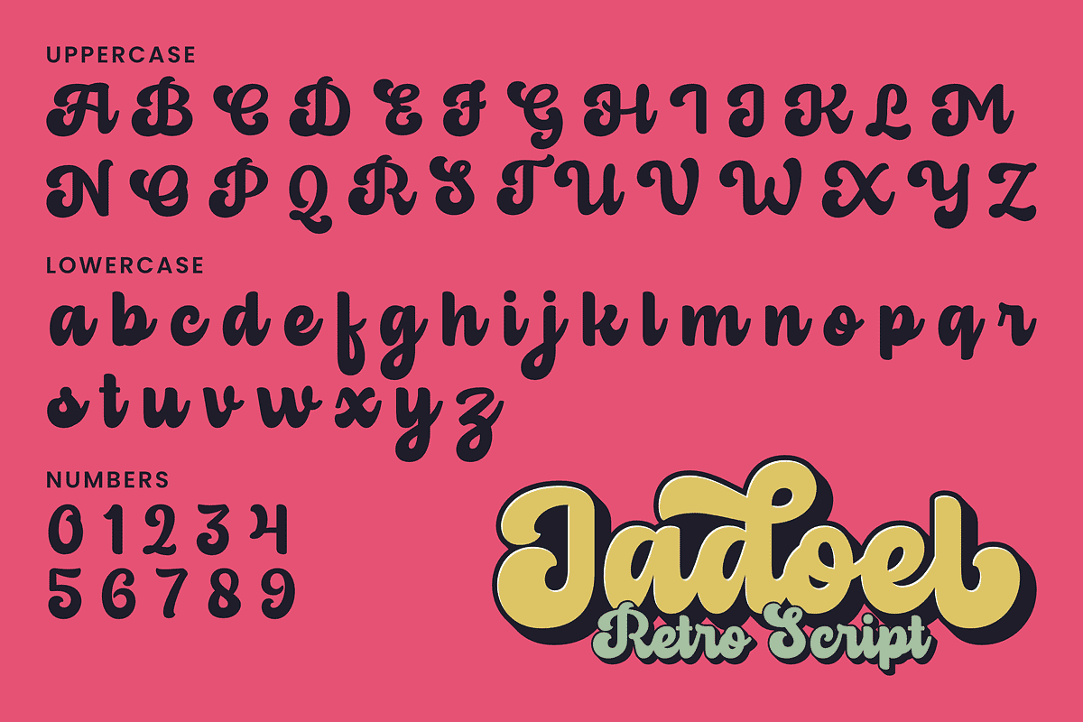 Jadoel, a Script Font by ahweproject (Photo 2 of 9)