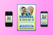 Dental Healthcare Flyer Set, a Flyer Template by Aiyari Graphic (Thumbnail 1 of 3)