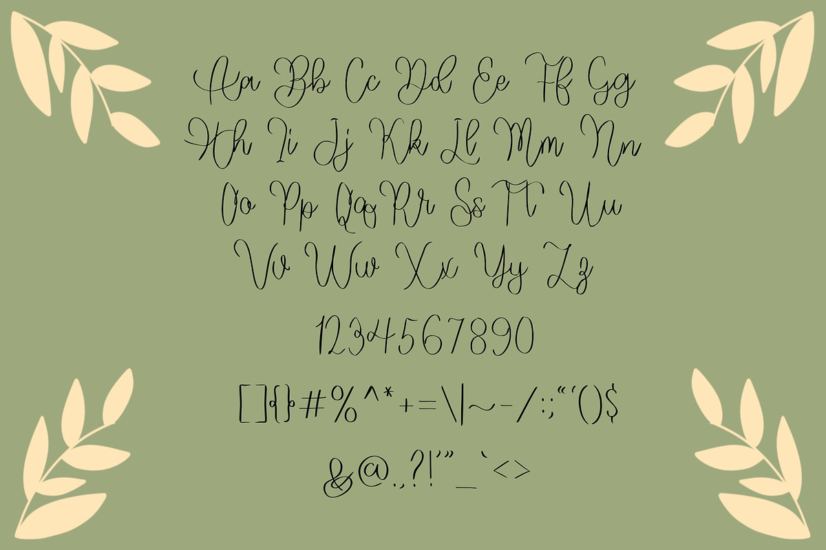 Elegance Handwritten Font, a Script Font by Kimber Shook (Photo 6 of 6)