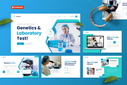 Laboratory Science Powerpoint, a Presentation Template by Annora Studio (Thumbnail 1 of 8)