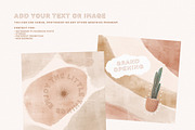 Beige Boho Backgrounds, a Background Graphic by Orca Design (Thumbnail 2 of 5)