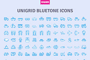 3552 Unigrid Bluetone icons, a Duotone Icon by Icojam store (Thumbnail 4 of 14)
