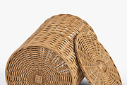 Wicker Laundry Basket 03 Natural, an Object 3D Model by Markelos (Thumbnail 6 of 12)