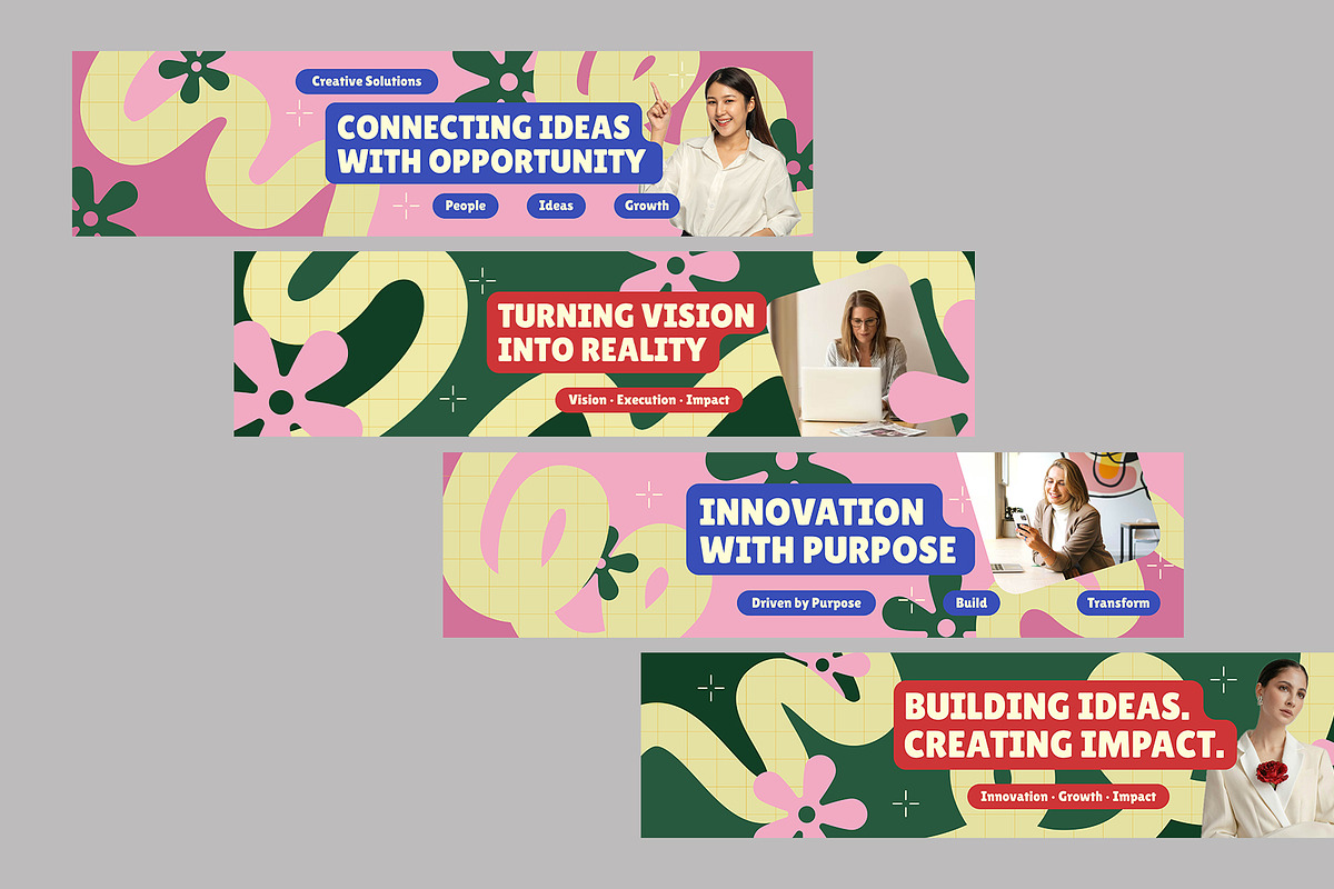 Creative Geometric Linkedin Banner, a Social Media Template by Neermana (Photo 4 of 4)