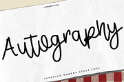 Autography, a Handwritten Font by InermediaSTUDIO (Thumbnail 1 of 8)