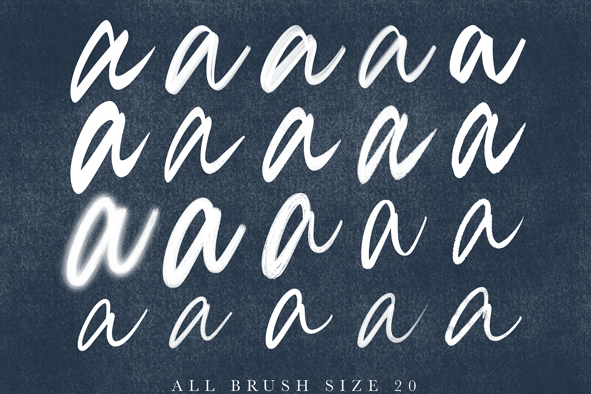 Procreate Brush Calligraphy preview 2