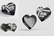 Love Box Valentine Mockup, a Packaging Mockup by Brand Earth (Thumbnail 1 of 4)