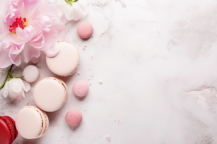 Gourmet Floral Macaroon, a Food & Drink Photo by Iconogenic