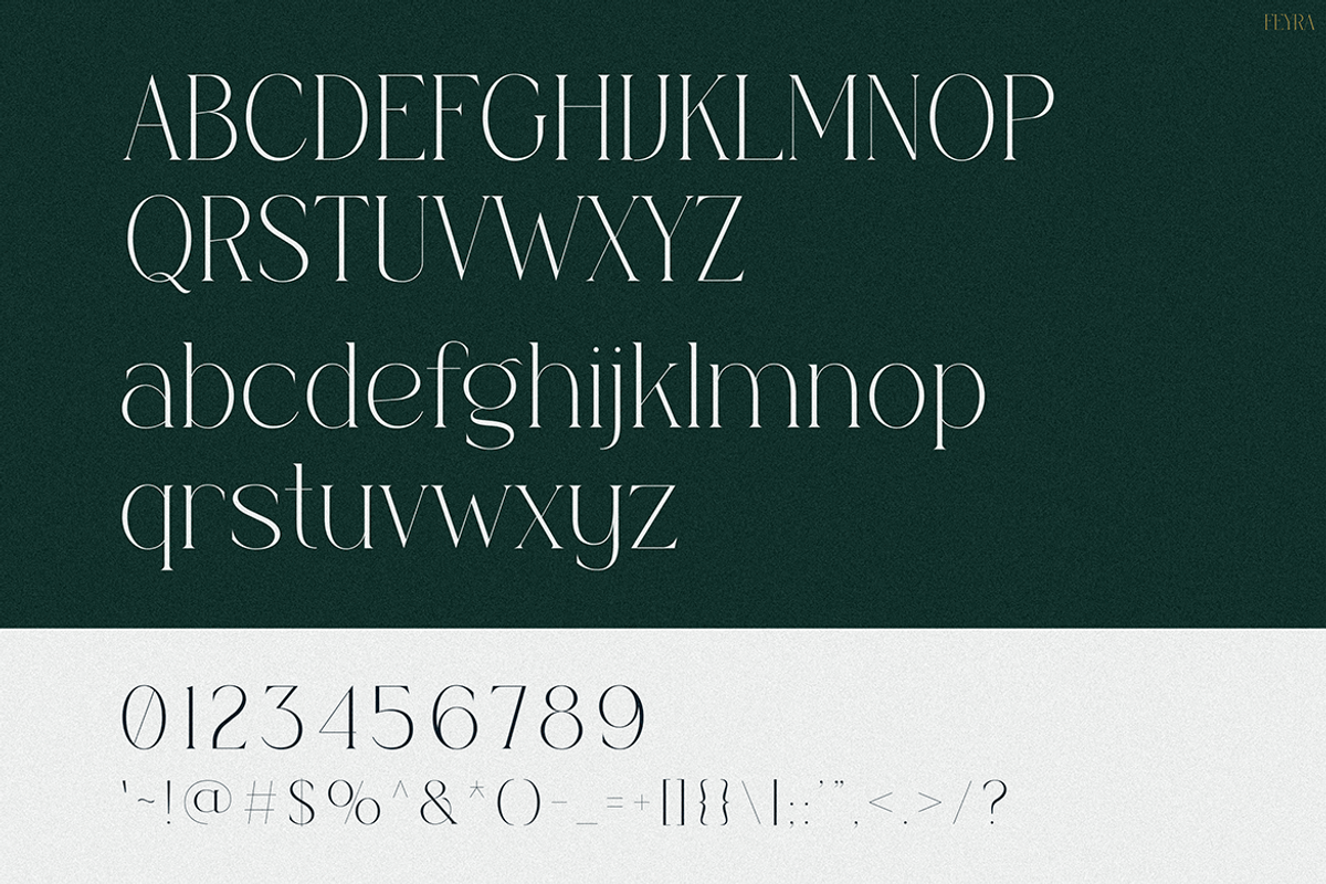 Feyra, a Font by Pinisi ART (Photo 2 of 10)