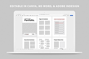 Portfolio | Canva, MS Word, InDesign, a Brochure Template by Leaflove (Thumbnail 10 of 10)