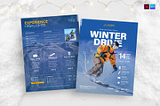 Winter Ski Flyer Template, a Flyer Template by BrandPacks (Thumbnail 2 of 5)
