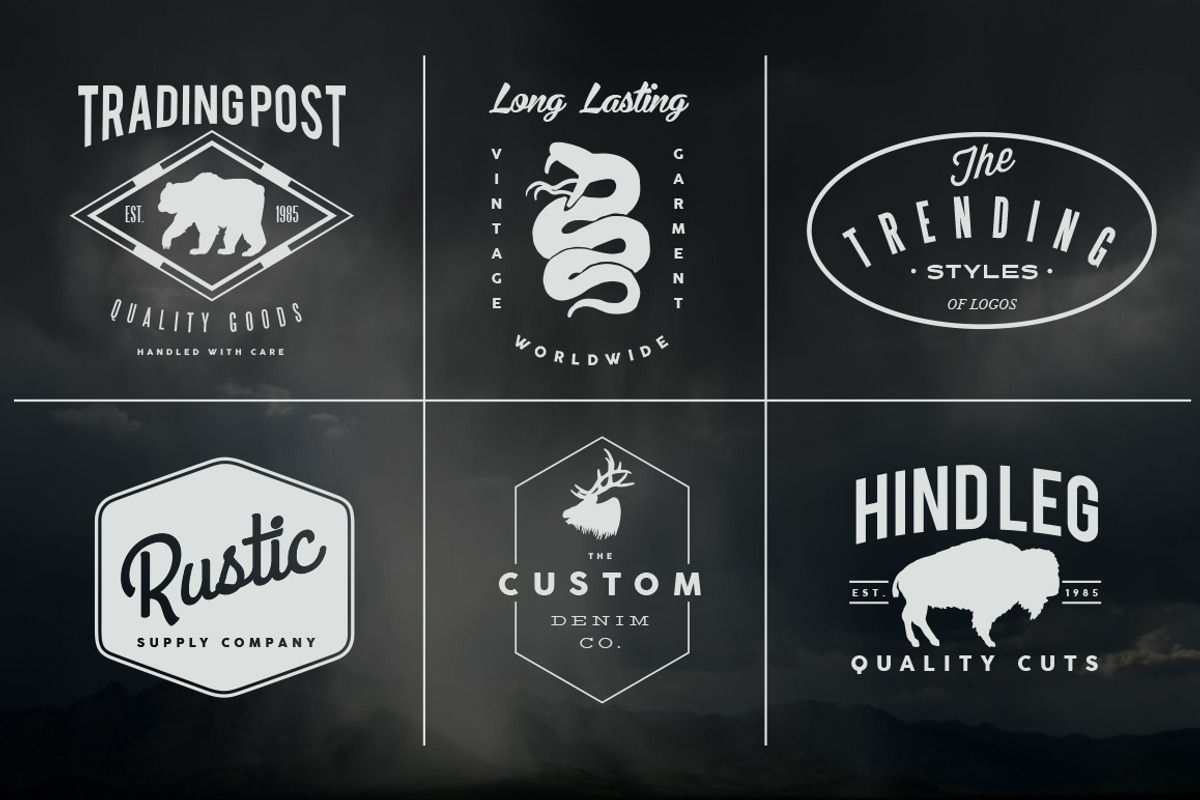 Six Rustic Logos, an Icon by RobinHoldsworth (Photo 2 of 2)