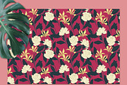 20JPG/EPS Tropical floral pattern, a Pattern Graphic by Theraphosath (Thumbnail 15 of 30)