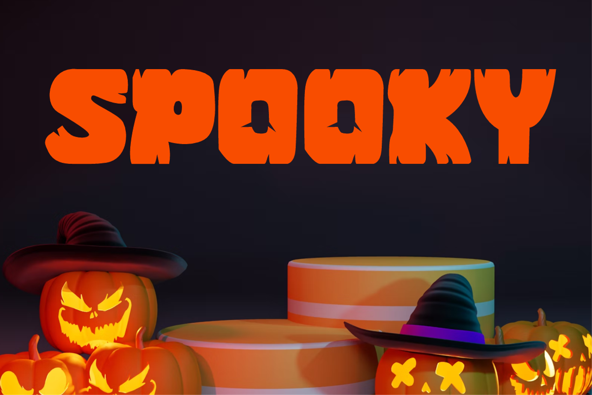 Scary Zombiz - Halloween Font, a Blackletter Font by QR Design Studio (Photo 3 of 7)