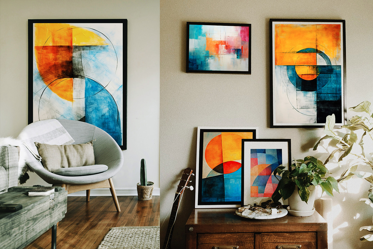 Modern abstract painting., a Wallpaper Graphic by O m N i  Studio (Photo 7 of 12)