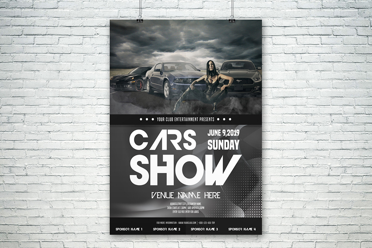Car Show Flyer, a Flyer Template by Rimana_Templatehive (Photo 2 of 4)