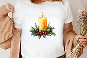 Watercolor Christmas Men's Birthday, an Illustration by Canvas Craft (Thumbnail 6 of 8)