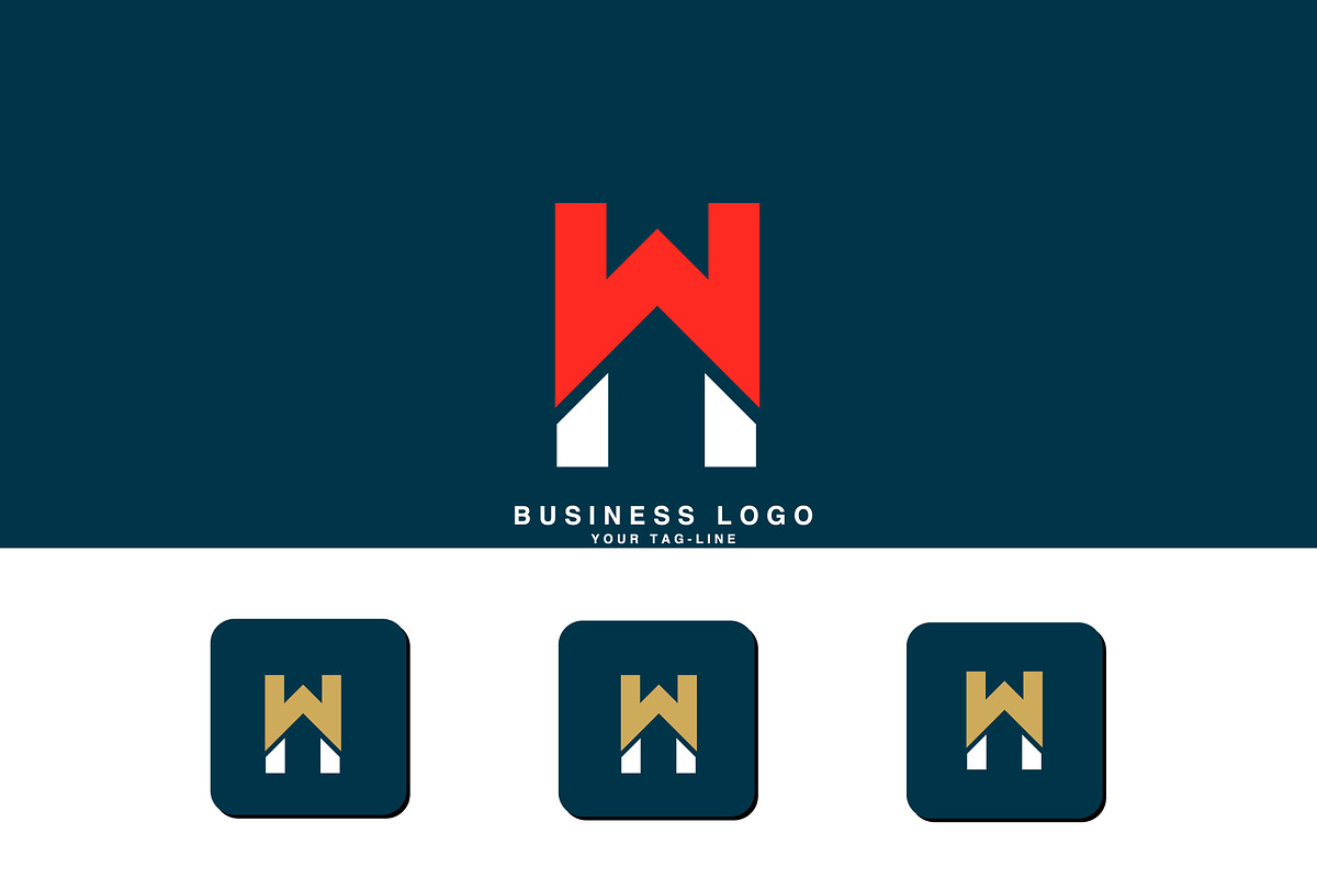 HW, WH, Abstract Logo Design, a Branding & Logo Template by art_creater