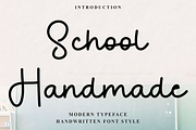 School Handmade, a Handwritten Font by InermediaSTUDIO (Thumbnail 1 of 7)