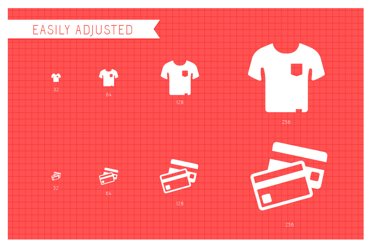 50 Shopping Solid Icons preview 4
