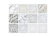 12 White Stone Texture Patterns, a Background Graphic by NorthWindPixels (Thumbnail 2 of 4)