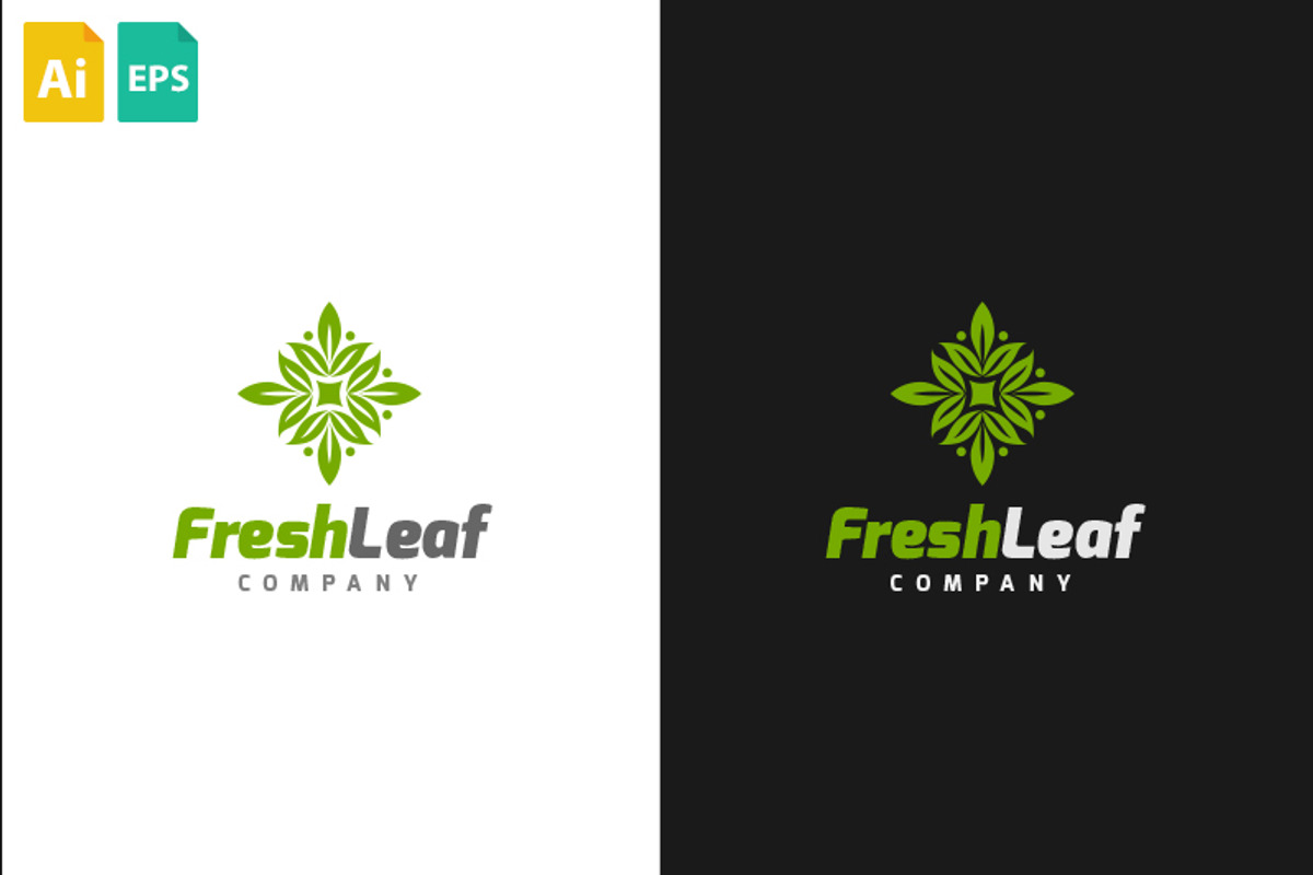 Fresh Leaf Logo, a Branding & Logo Template by Schneider Design Store (Photo 2 of 2)